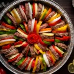 Meat Kabab With Vegetables